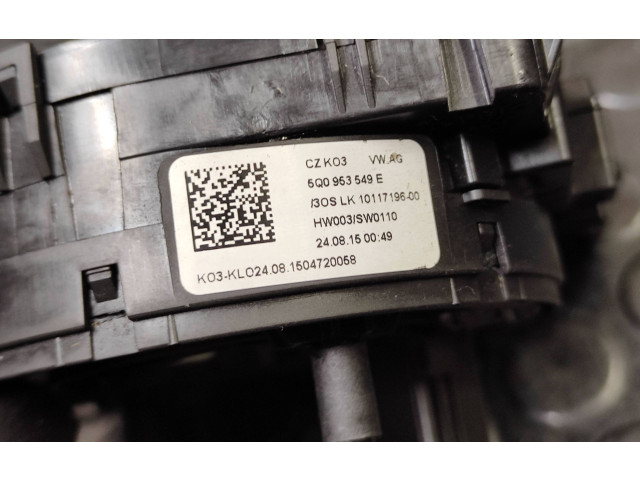 Подрулевой шлейф SRS 5Q0953549E, 5Q0953549C Skoda Octavia Mk3 (5E)