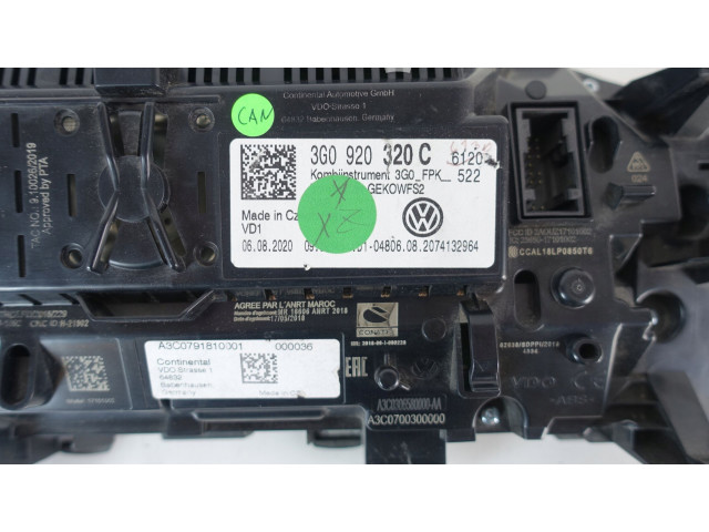 Přístrojová deska  Volkswagen Tiguan 2022 3G0920320C  