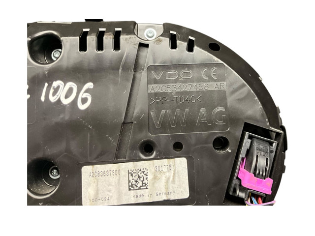 Панель приборов 40460752, A2C53427456AR Skoda Octavia Mk3 (5E)