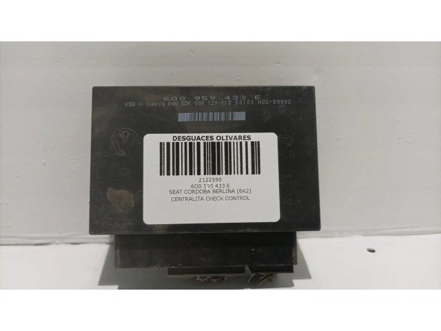 Řídící jednotka 6Q0595433E Seat Cordoba (6K) 2001