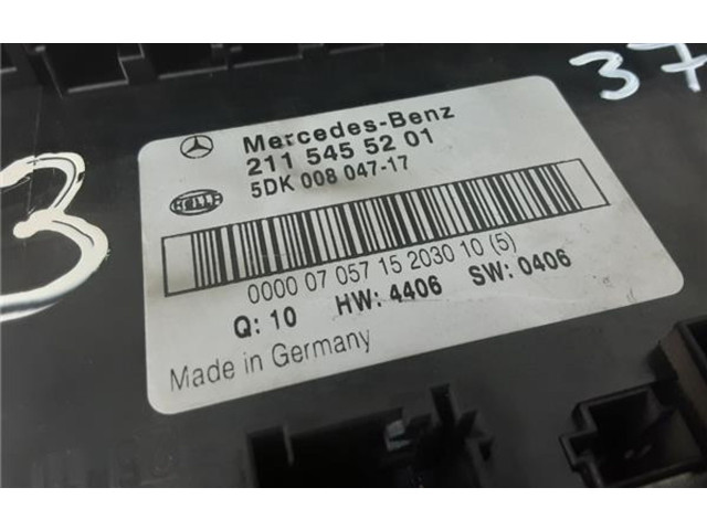 Vstřikovací lišta 2115455201, 2115455201 Mercedes-Benz E AMG W211 OM642.920