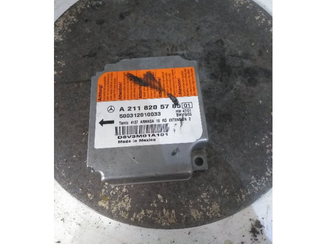 Блок подушек безопасности A2118703985, A2118703985 Mercedes-Benz E AMG W211
