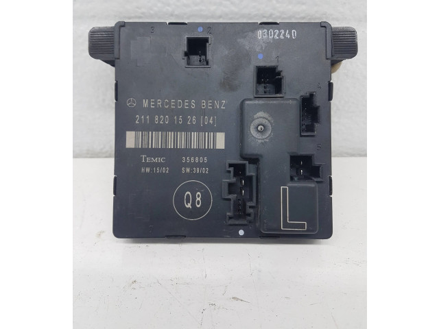 Блок управления дверью 2118201526, 356805   Mercedes-Benz E W211