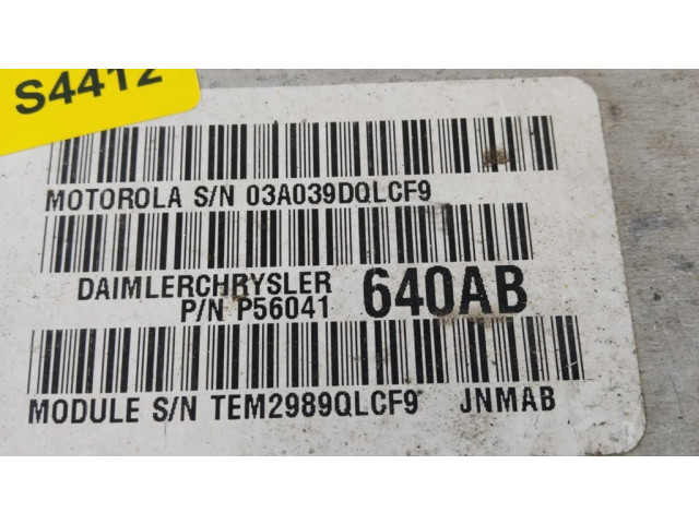 Блок управления двигателя P56041640AB   Jeep Cherokee