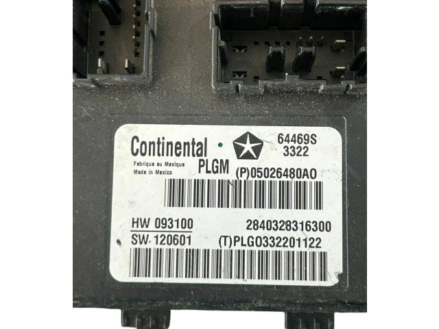 Блок комфорта PLG0332201122, 2840328316300 Jeep Grand Cherokee