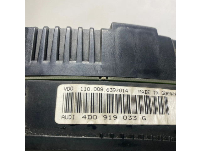 Панель приборов 4D0919033G, 110008639014   Audi A8 S8 D2 4D       