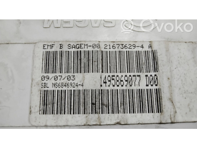 Дисплей    216736294, 216736294A   Citroen C8