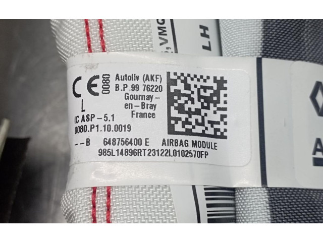 Боковая подушка безопасности 985L14896R, 648756400E Dacia Sandero