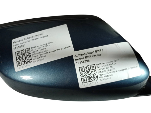 Zpětné zrcátko BMW 3 G20 G21 2018 9854782, 51169854782