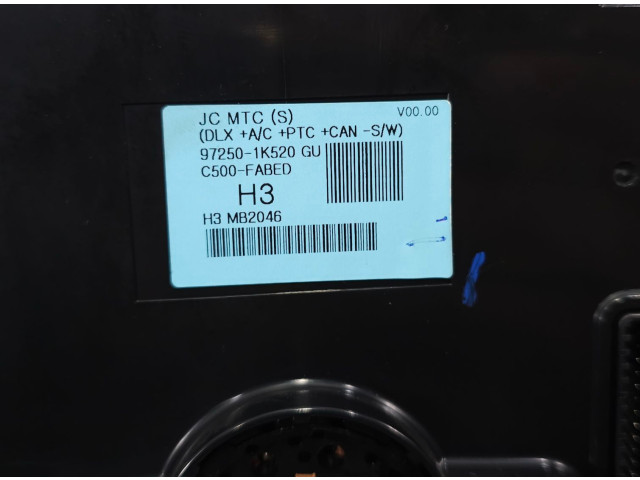 Блок управления климат-контролем 972501K520GU, 97250-1K520 Hyundai ix20