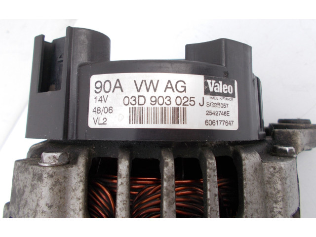 Генератор 03D903025J, 03D903025J   Volkswagen Polo      