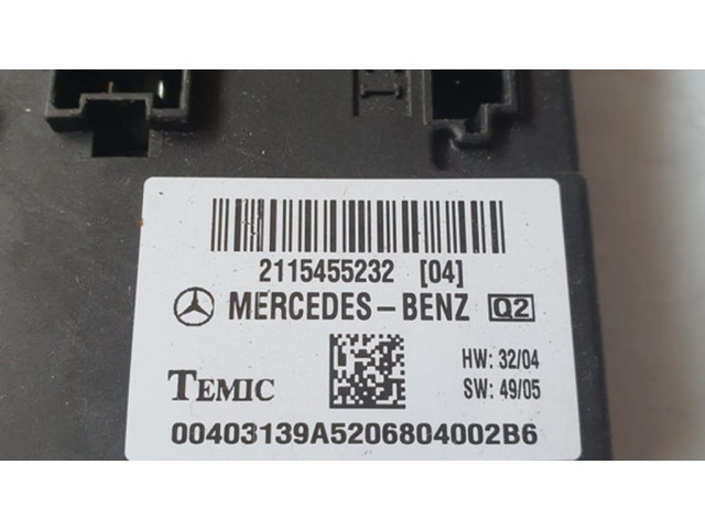 Блок комфорта 2115455232 Mercedes-Benz E W211