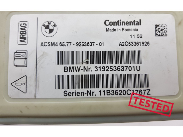 Блок подушек безопасности 9284597, 1201763391 BMW X3 F25