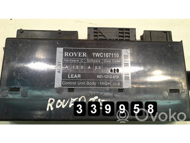 Блок управления двигателя ywc107110 Rover 75