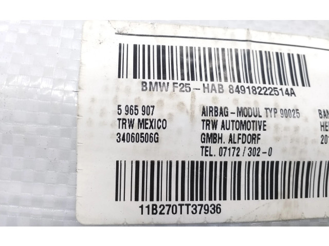 Боковая подушка безопасности 5965907   BMW X3 F25