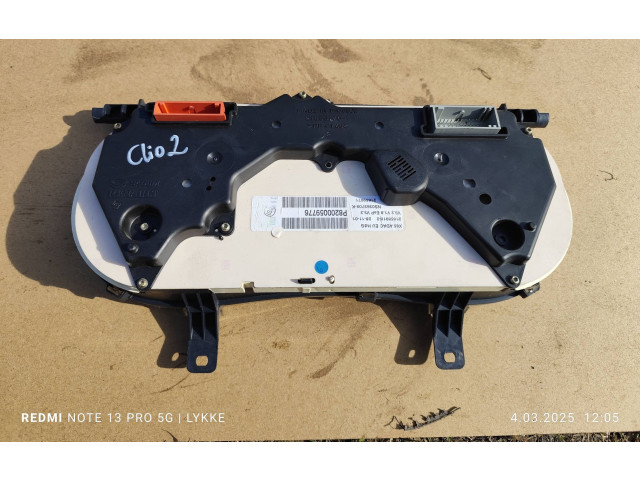 Спидометр (приборный щиток) P8200059776, 277152km   Renault Clio II   