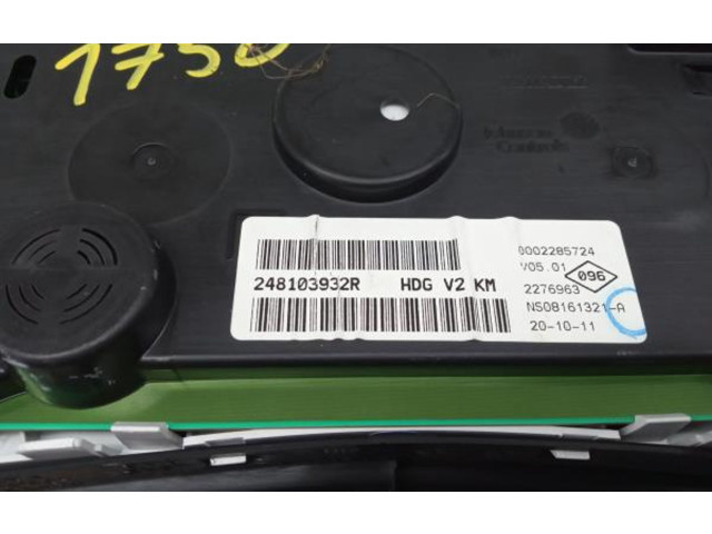 Панель приборов 248103932R Dacia Lodgy