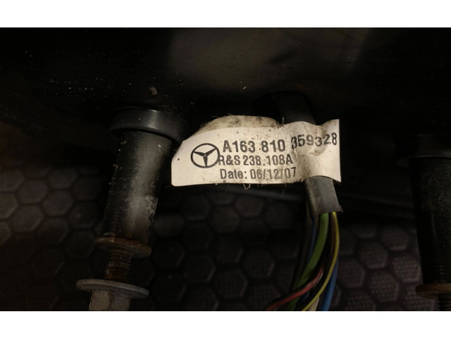 Zpětné zrcátko Mercedes-Benz ML W163 2003 A1638103593, RBS238108A