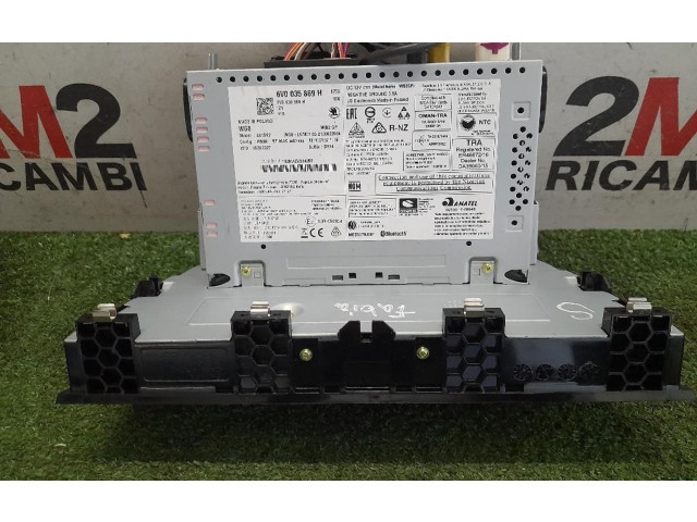 Радио/ проигрыватель CD/DVD / навигация 6V0035869H, 6V0035869H    Skoda Fabia Mk3 (NJ)