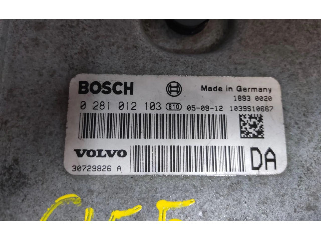 Блок управления двигателем Блок управления 0281012103 Volvo XC90