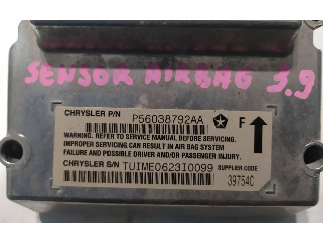 Блок подушек безопасности P56038792AA, 39754C   Jeep Grand Cherokee (WJ)