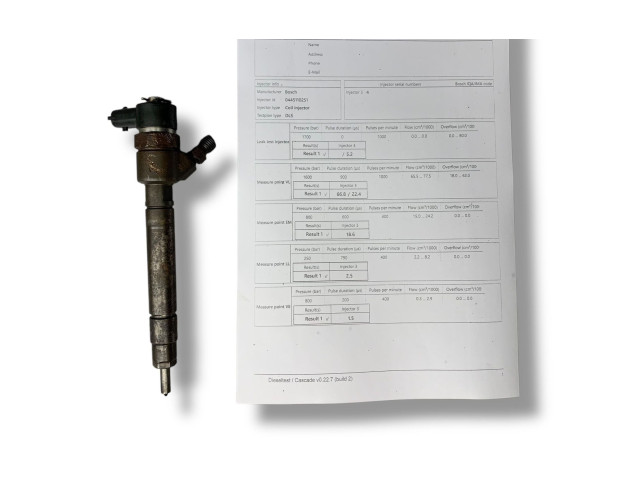 Форсунка 0445110251, 30750283    Volvo S80  6906015 