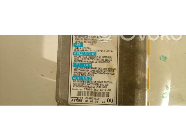 Блок подушек безопасности 77960SEDG812M1 Honda Accord