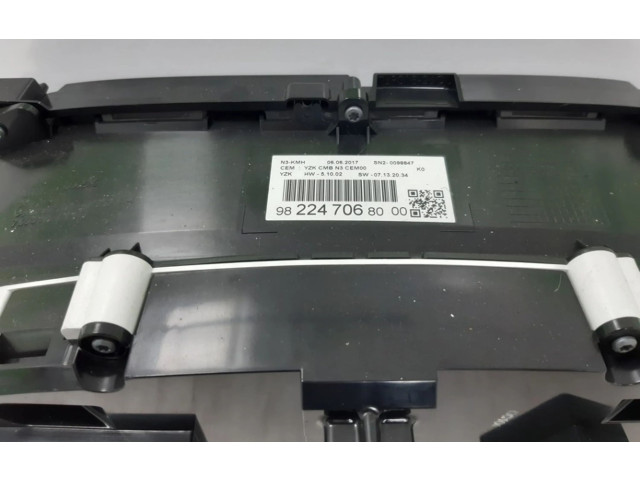 Přístrojová deska Peugeot Expert 2017 9822470680, 9822470680