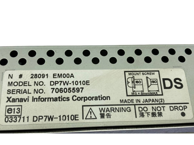 Дисплей    28091EM00A, DP7W1010E   Nissan X-Trail T31