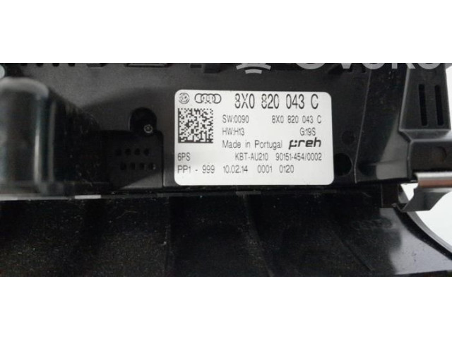 Блок управления климат-контролем 8X0820043C Audi A1