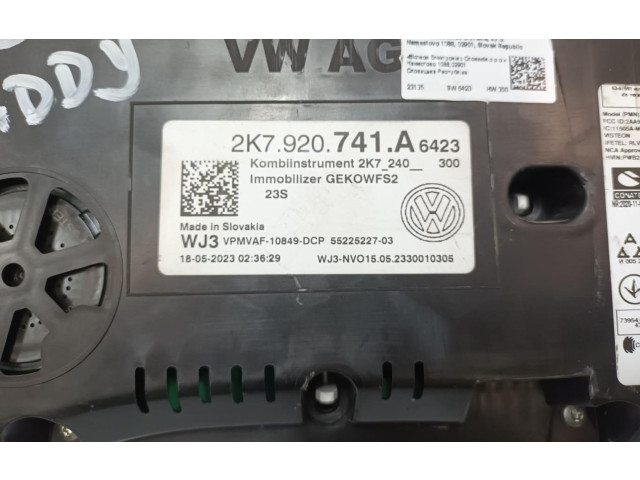 Přístrojová deska Volkswagen Caddy 2023 2K7920741A