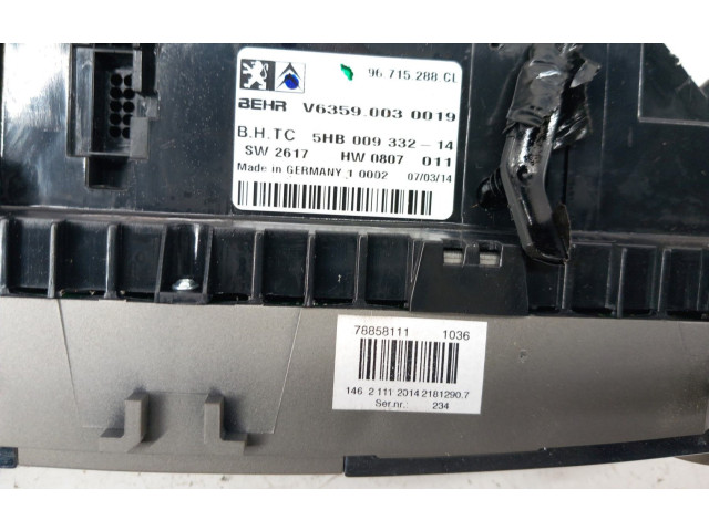 Блок управления климат-контролем 00006452S0   Citroen C5