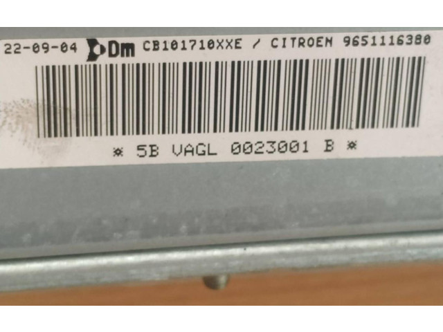 Подушка безопасности двери 9651116380 Citroen Berlingo
