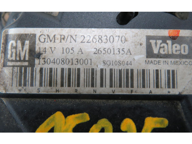 Генератор 2650135A, 22683070   Chevrolet Cavalier      