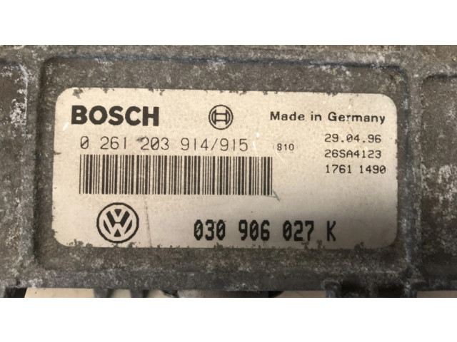 Řídící jednotka 030906027K, 0261203914   Volkswagen Polo III 6N 6N2 6NF 1997