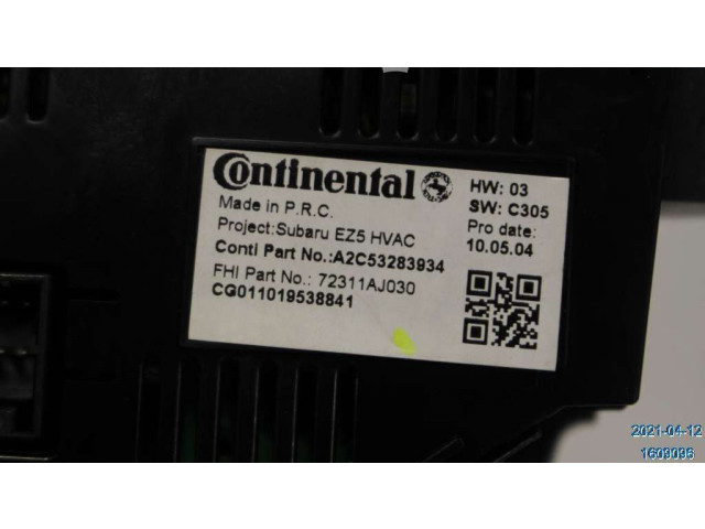 Блок управления климат-контролем 72311AJ030   Subaru Outback