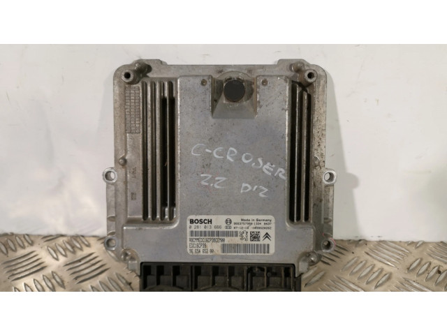 Блок управления двигателя 0281013666 Citroen C-Crosser