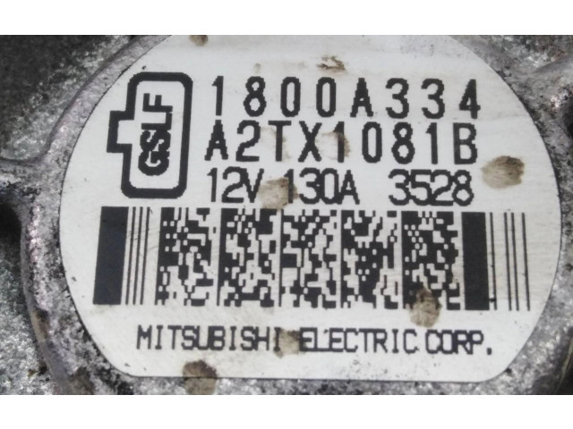 Генератор 1800A334, A2TX1081B Mitsubishi Lancer Evolution