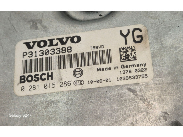 Блок управления двигателя P31303388, 0281015286 Volvo C30