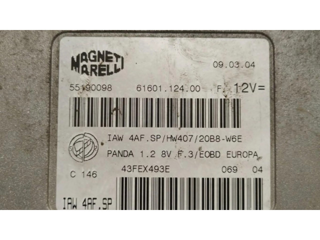Řídící jednotka IAW4AFSP, CENTRALITAMOTORUCE Fiat Panda II