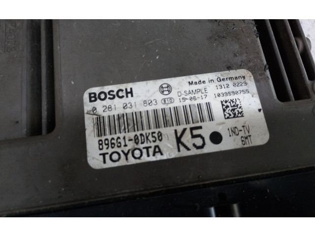 Řídící jednotka 89661-0DK50 Toyota Yaris 2018