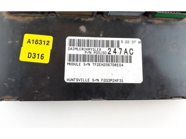 Řídící jednotka 05150247AC, F2DRE04D Chrysler Town & Country V 2008
