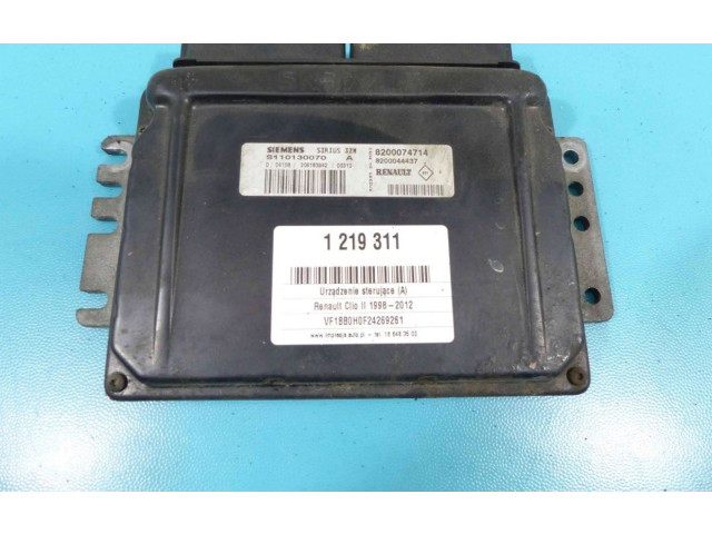 Блок управления двигателем Блок управления 8200074714, IMPRK1219311   Renault Clio II