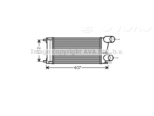 Интеркулер  384L9, 384L9   Peugeot Partner 