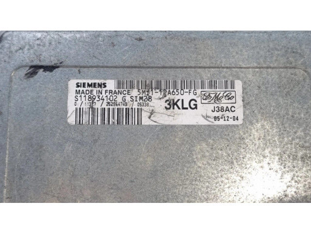 Řídící jednotka S118934102G, 252564743 Ford Focus C-MAX 2003