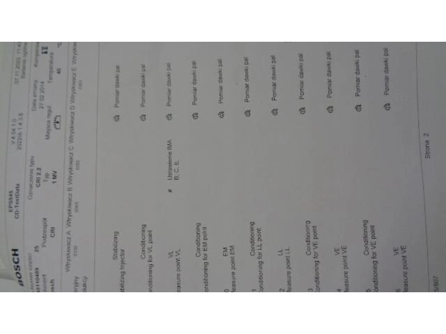 Комплект форсунок 0445110489 Ford Fiesta