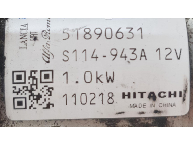 Turbodmychadlo Стартер 51890631, 51890631 Fiat Doblo