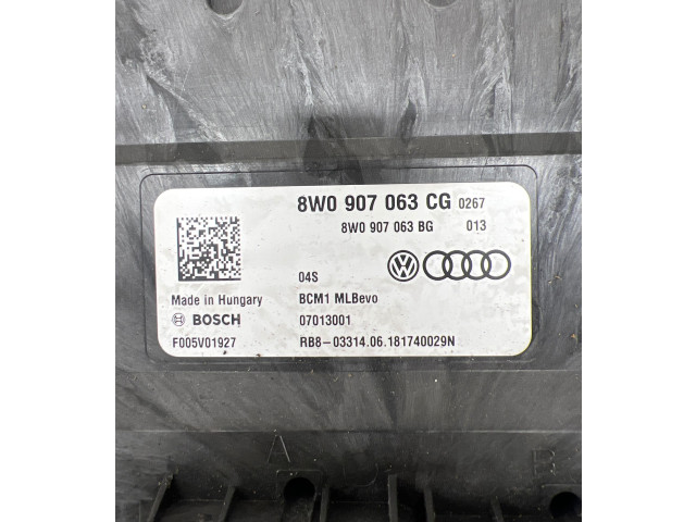 Блок комфорта 8W0907063CG, 8W0907063BG   Audi A5   
