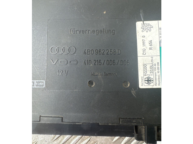 Блок комфорта 4B0962258D, 4B0962258D   Audi A6 S6 C5 4B   