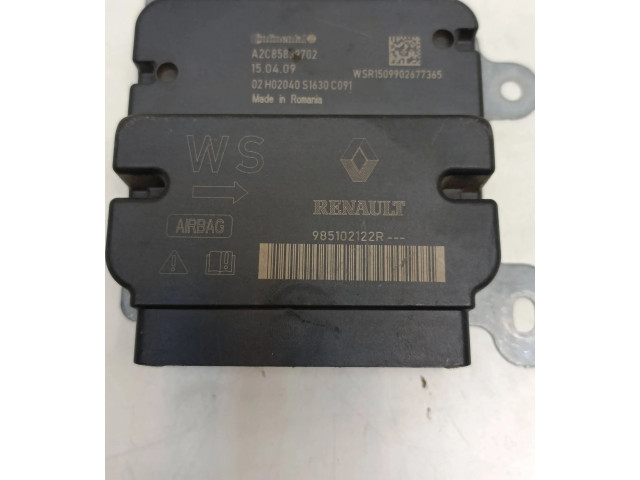 Блок подушек безопасности 985102122R, A2C85889702 Dacia Sandero